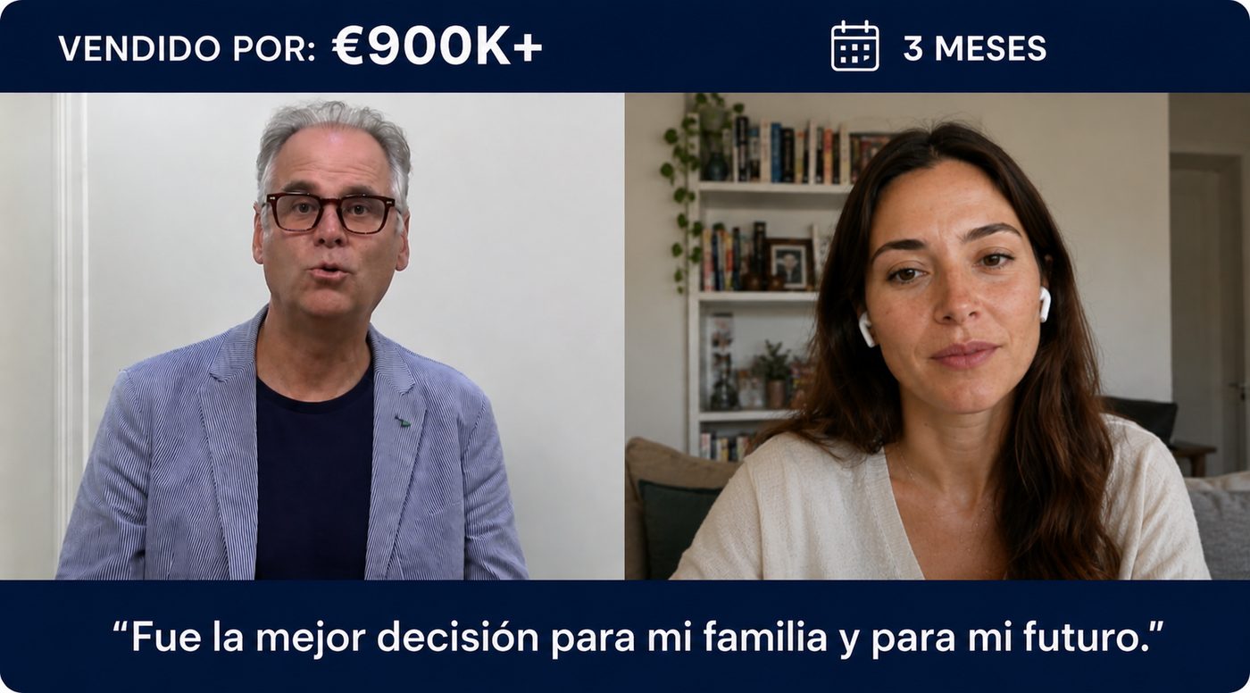 Venut per €350K+ en 3 mesos. Fue todo mucho más fácil de lo que imaginábamos.